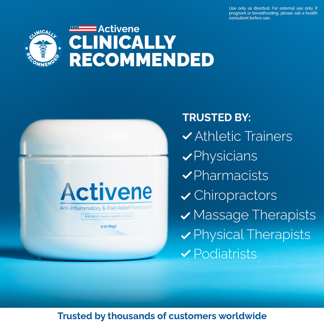 Activene - Arnica Cream with MSM and Menthol